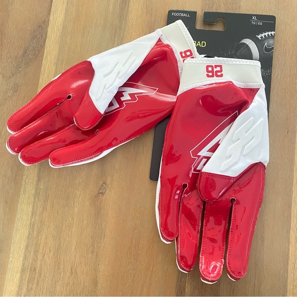 Nike Accessories Mens Red And White Nike Saquon Barkley Nfl Pro